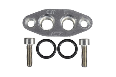 Adaptateur de refroidisseur d'huile -6AN ORB Joint torique entrée/sortie