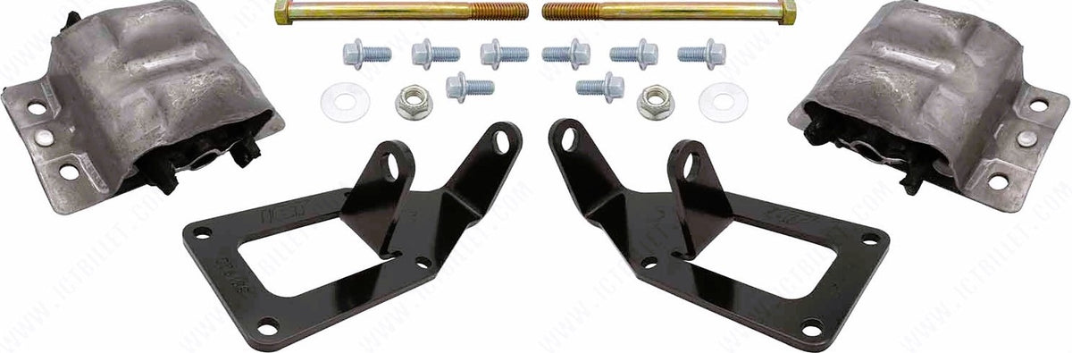 Kit de supports moteur pour échange de moteur LS sur carrosseries GM G de 1978 à 1988