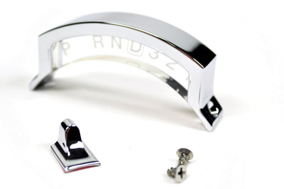 Indicateur avec boîtier en aluminium 4 vitesses chromé
