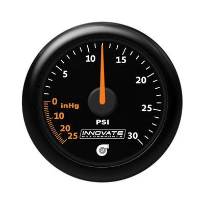 Kit Manomètre Vide/Pression MTX 30 psi avec Cadran Noir