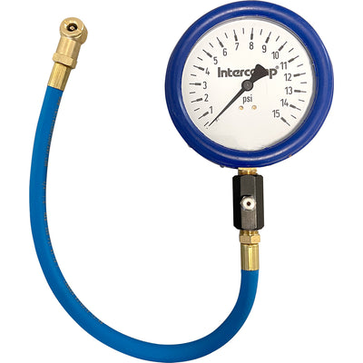 Manomètre 15 x 1/2 psi 4 pouces Cadran lumineux
