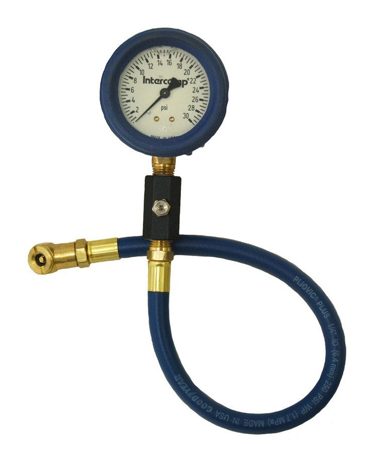 Manomètre de luxe 2,5 po 0-30 à bain d'huile