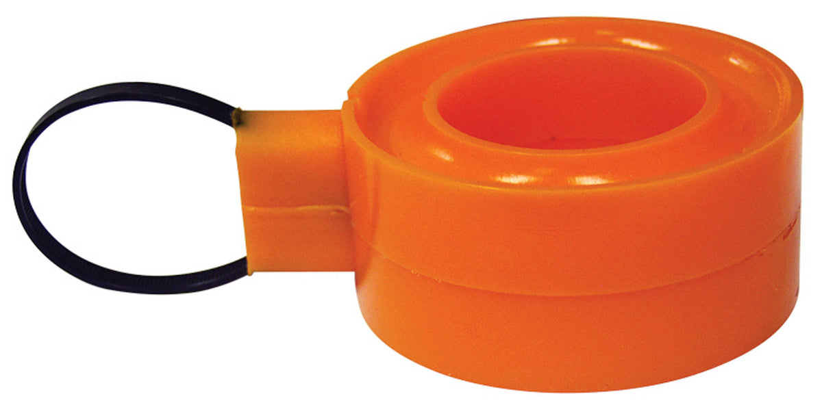 Caoutchouc de ressort C/O Orange moyen 1-1/4 po de hauteur