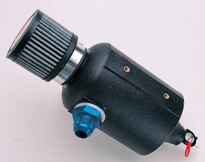 Réservoir reniflard noir avec raccord -12an