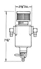 Mini-Breather Tank w/3/8in Fittings