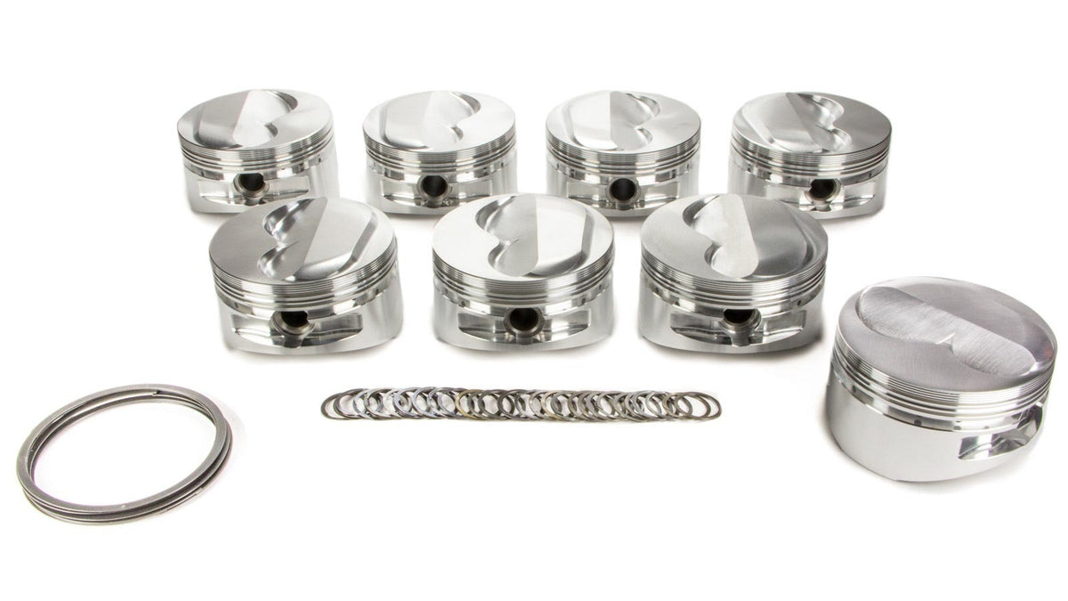 Jeu de pistons bombés SBC 4,155 Alésage +3cc