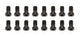 Boulon 7/16-14 x 0,750 avec embout Torx T50, paquet de 16