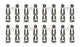 Jeu de poussoirs à rouleaux pleins Sportsman SBC 0,904 po de diamètre