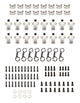 Kit de culbuteurs à montage sur axe (ratio 1.7/1.7) pour moteur BBC