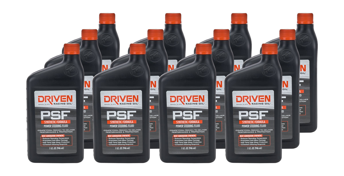 Liquide de direction assistée, caisse de 12 bidons de 1 pinte