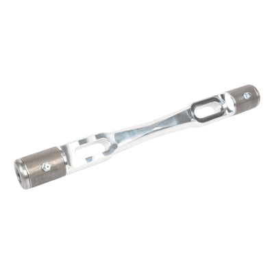 Axe de bras de suspension en aluminium à fente, type douille