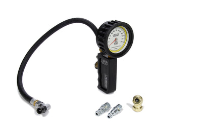 Gonfleur de pneu 0-60 psi analogique à raccord rapide en billette
