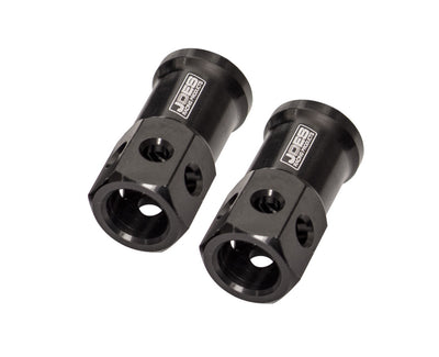 Kit d'écrous à changement rapide en aluminium LW - Lot de 2