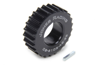Poulie de vilebrequin HTD 25 dents ID 1-1/8 clavette 1/8in