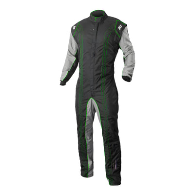 Combinaison Karting GK2 Adulte Taille M Noir/Vert