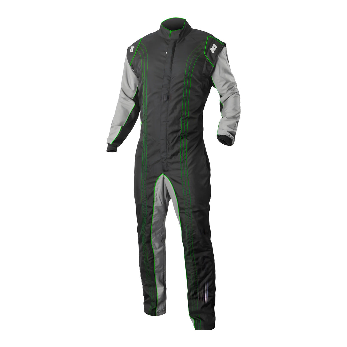 Combinaison de Karting GK2 Adulte Petite Noir/Vert