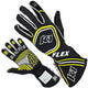 Glove Flex Medium Black / Flo Yellow SFI 3.3/5