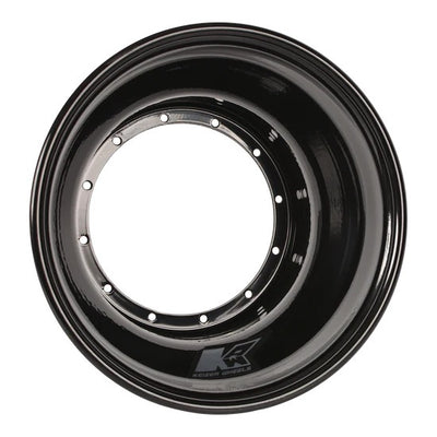 Demi-roue 12 boulons 10 po x 3 po, cloche de frein noire