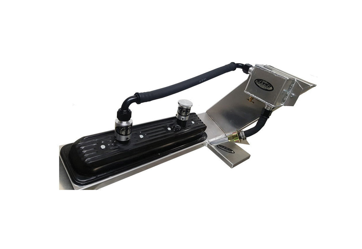 Kit de réservoir d'évacuation en aluminium avec raccords à glissement de 1 1/2 po