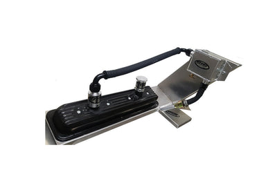 Kit de réservoir d'évacuation en aluminium avec raccords à glissement de 1 1/2 po
