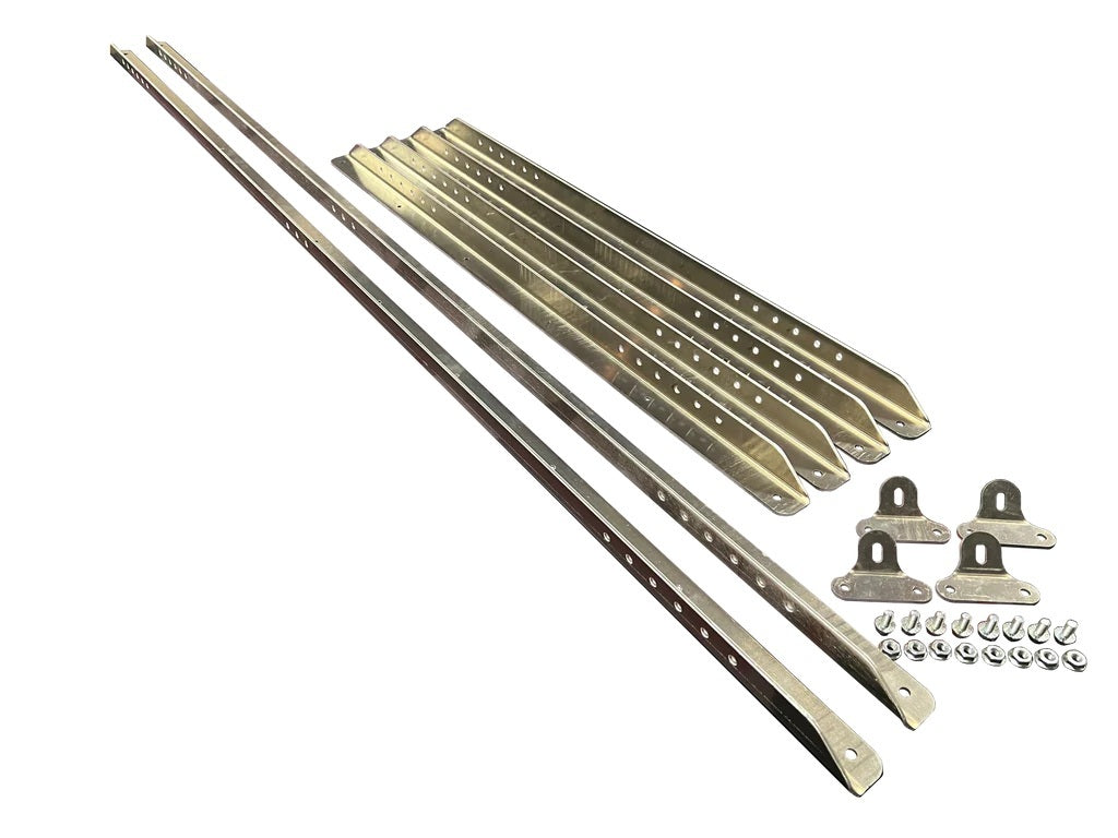 Kit de renfort de carrosserie en aluminium avec pattes à 45 degrés