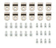 3/16in Stainless Steel Single Line Clamps 12Pk