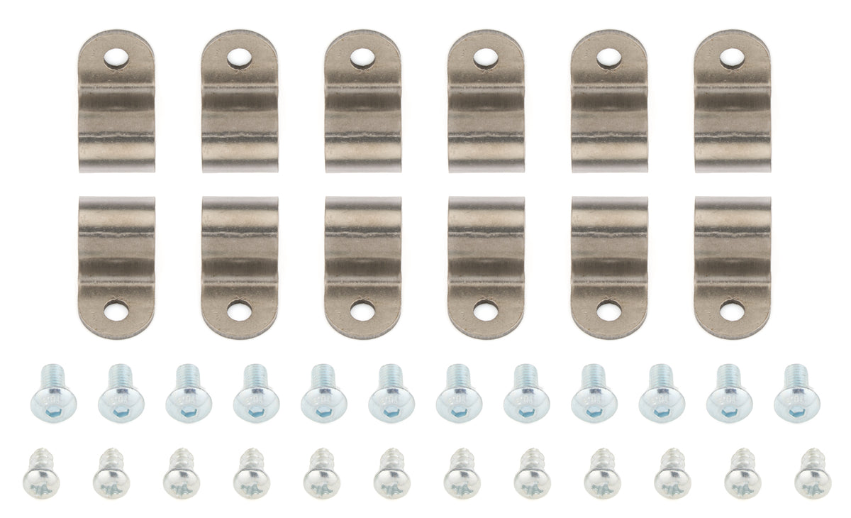 Colliers de serrage simples en acier inoxydable de 12,7 mm (1/2 po), paquet de 12