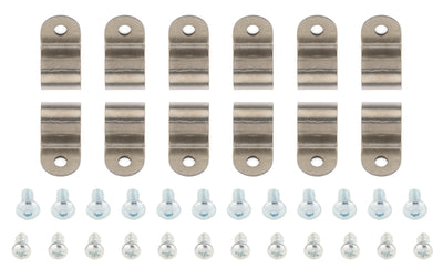 Colliers de serrage simples en acier inoxydable de 12,7 mm (1/2 po), paquet de 12