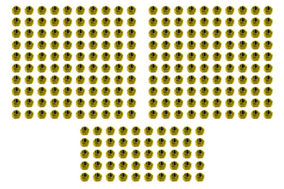 Lugnut 250Pk 5/8-18 Steel Single Coated