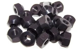 Goujon de roue 20 pièces 1/2-20 alu angle simple noir