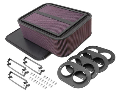 Boîte à air Gen-2 Carbon pour Sprint Car avec filtre de 6,5 pouces