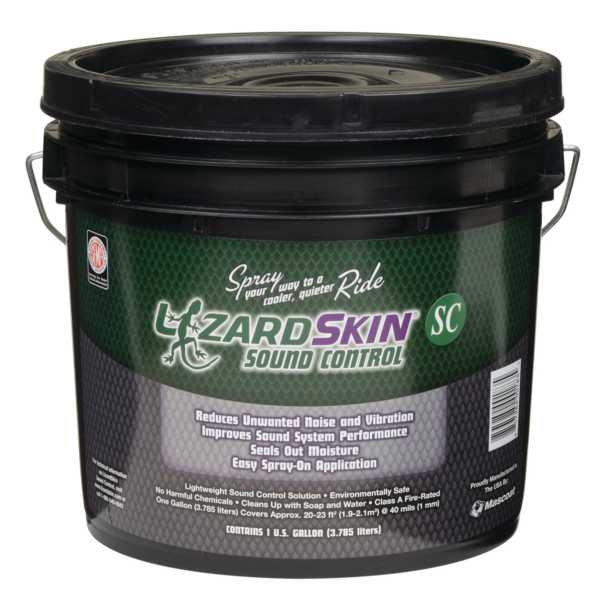 Contrôle acoustique noir 1 gallon isolation céramique
