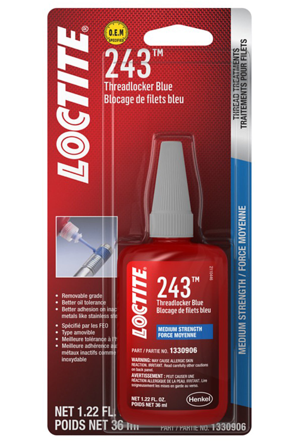 Frein-filet 243 Bleu 36ml/1.22oz