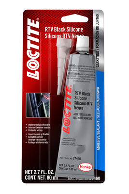 Adhésif silicone noir RTV 80 ml/2,7 oz