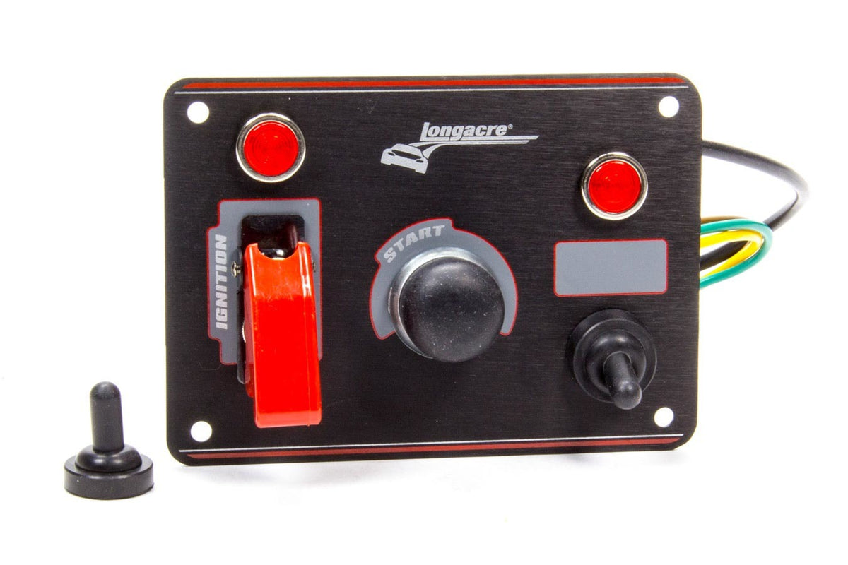 Tableau d'allumage noir avec 1 interrupteur accessoire et voyant lumineux