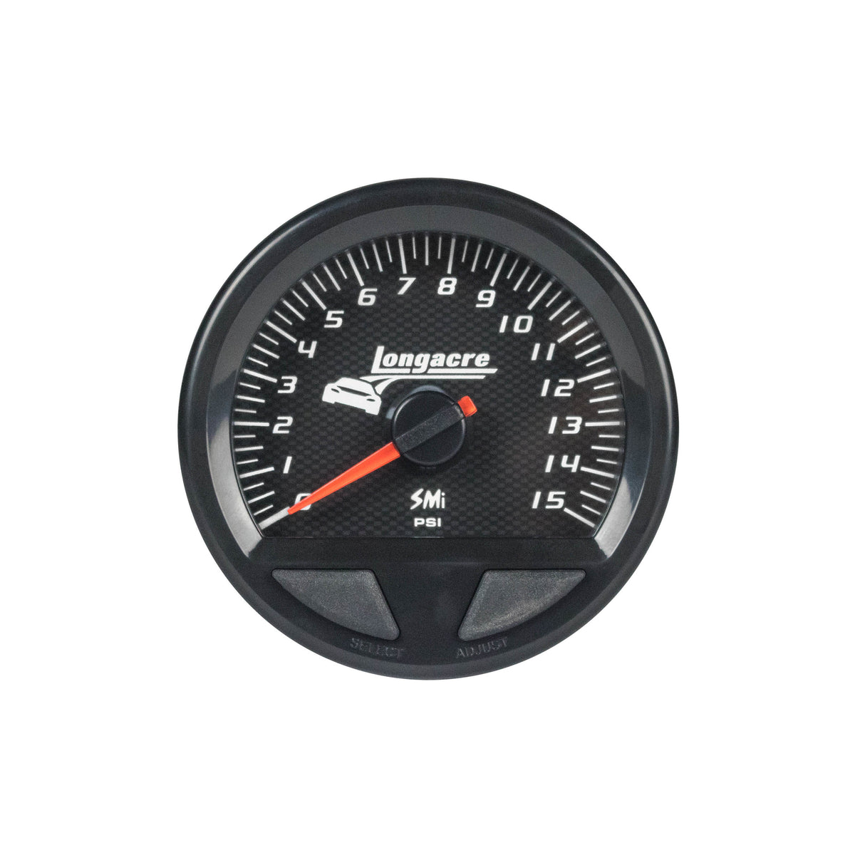 Manomètre de pression de carburant étanche SMI 0-15 psi