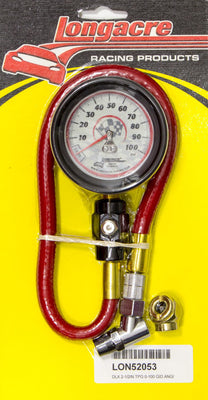 Manomètre de pneu 0-100 PSI 2,5 po GID Deluxe