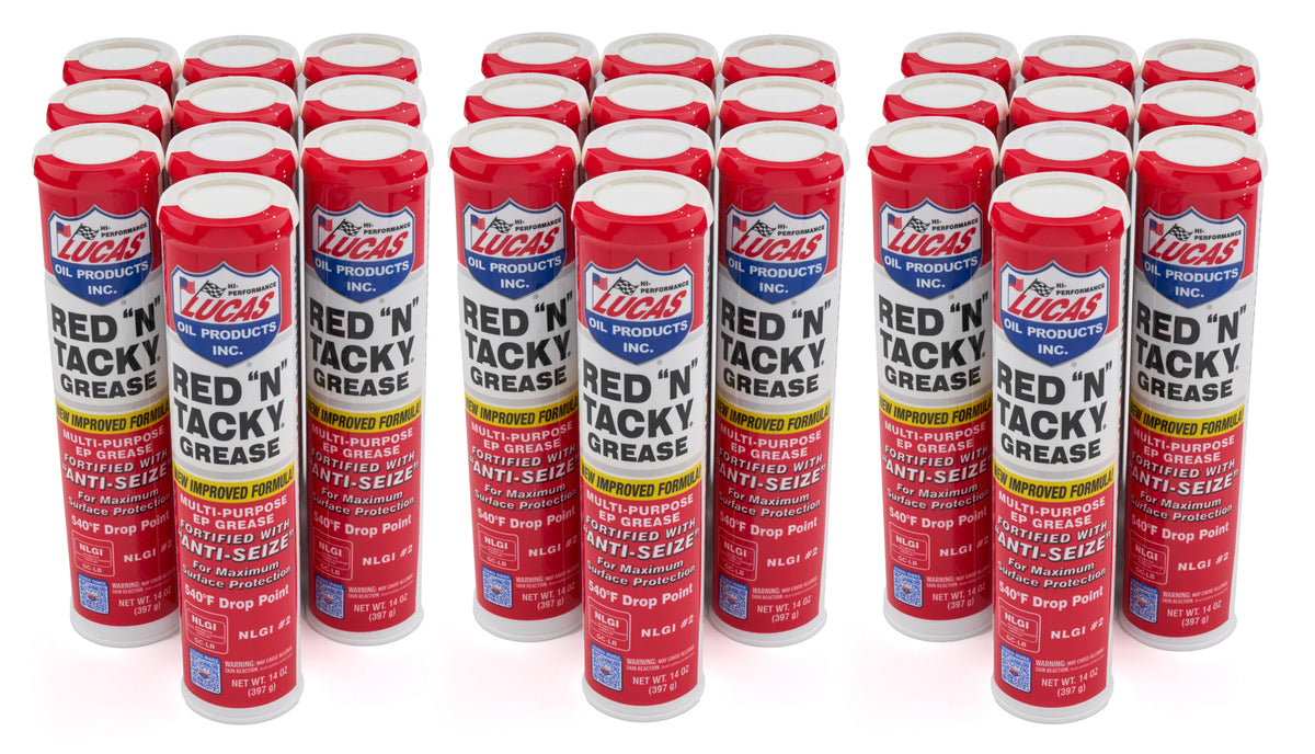 Graisse Red-N-Tacky Caisse/30 tubes de 14 onces
