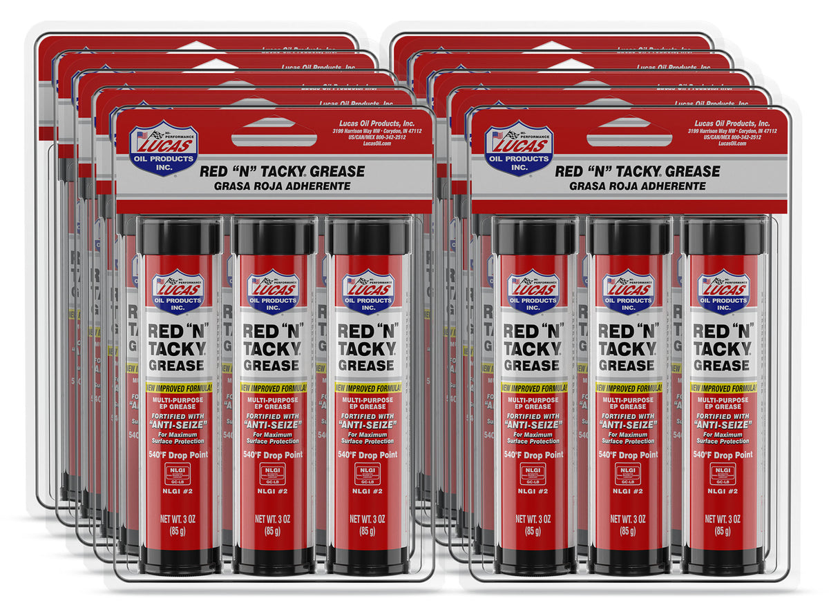 Graisse rouge et collante Caisse de 10 x (3x3 oz)