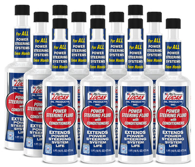 Liquide de direction assistée étui de 12 x 16 oz.