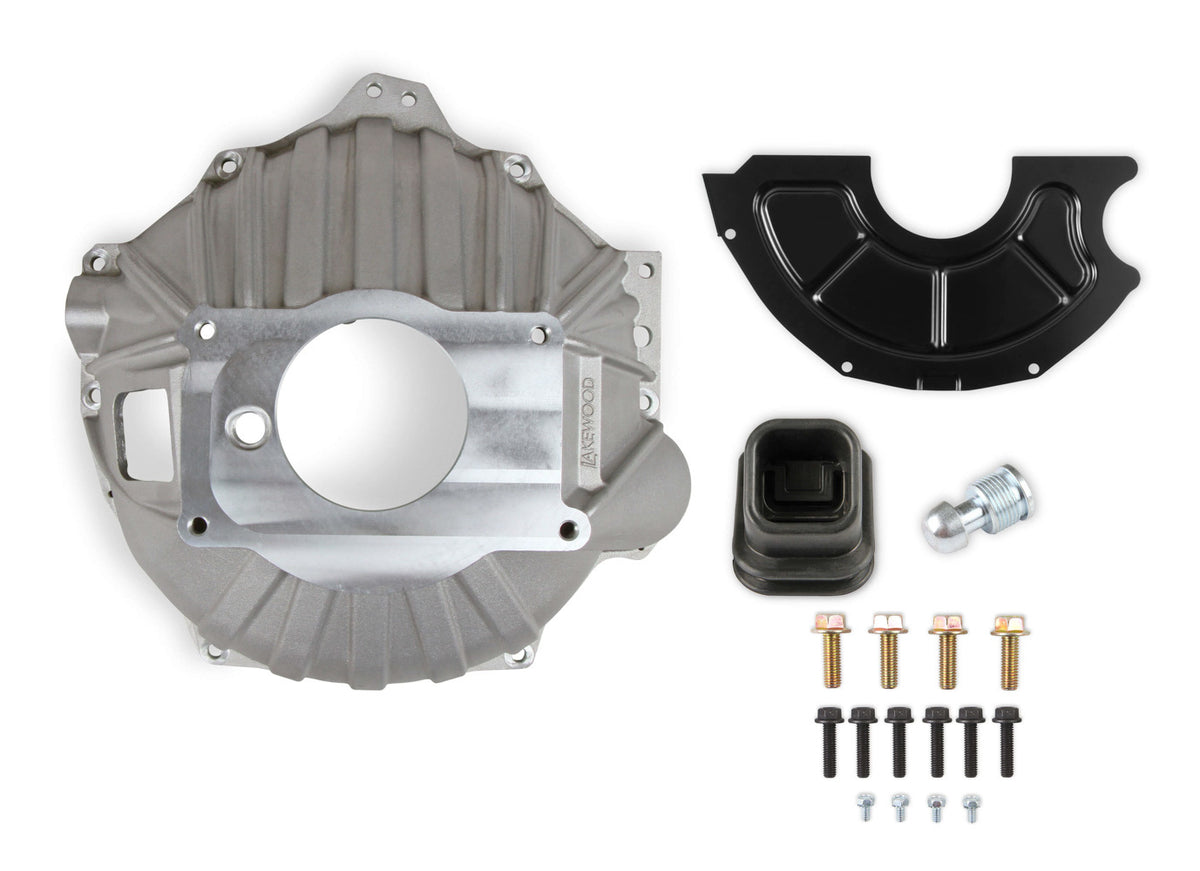 Kit carter d'embrayage en aluminium SBC/BBC