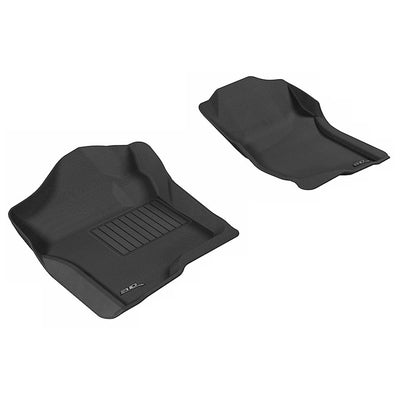 GM P/U 1500 07-13 Tapis de sol Kagu 1ère rangée Noir