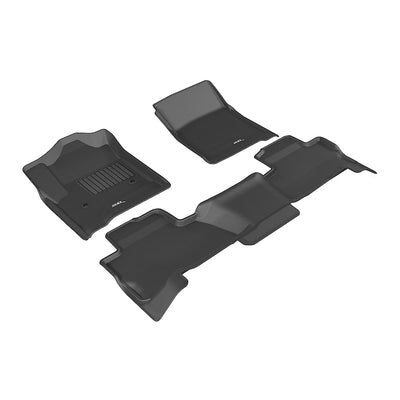 Chevy Tahoe 15- Tapis de sol Kagu 1re, 2e et 3e rangées Noir