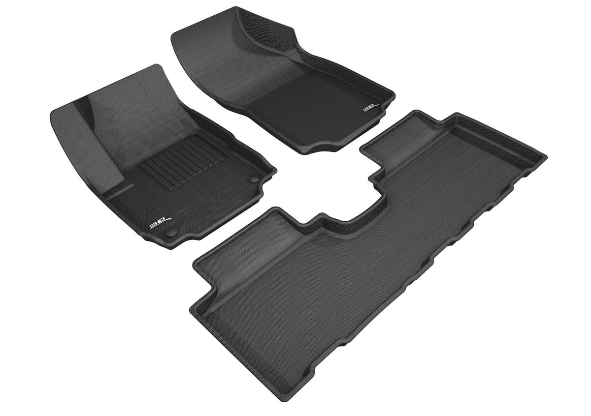 GMC Terrain 18- Tapis de sol Kagu Noir 1re et 2e rangée