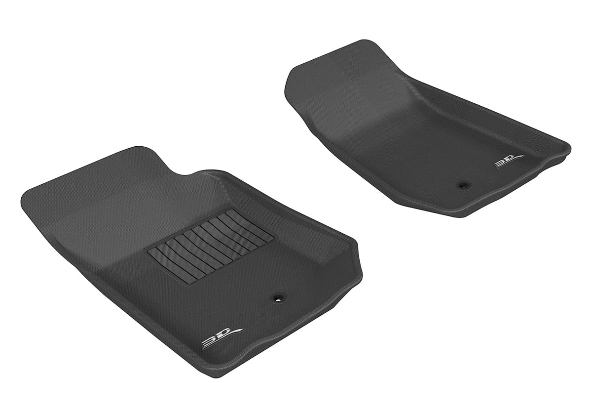 Tapis de sol Kagu 1re rangée noirs pour Jeep Wrangler 07-13