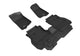 Jeep Gladiator 20- Tapis de sol Kagu 1re et 2e rangées Noir