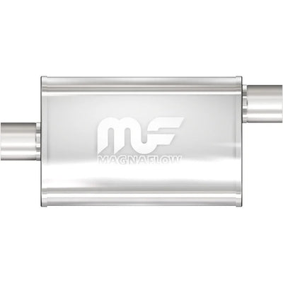 Silencieux Inox 2.25in. Entrée Décalée/Sortie Centrale