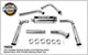 Système d'échappement Cat Back pour Camaro 5.0/5.7L (83-92)