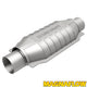 Convertisseur catalytique ovale universel en acier inoxydable 2,50 po entrée/sortie