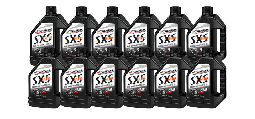 SXS Huile de Transmission Synthétique 75w90 Caisse 12 x 1 Litre